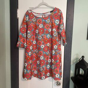 Smak Parlour 70s Fit & Flare Mini Dress - 1X